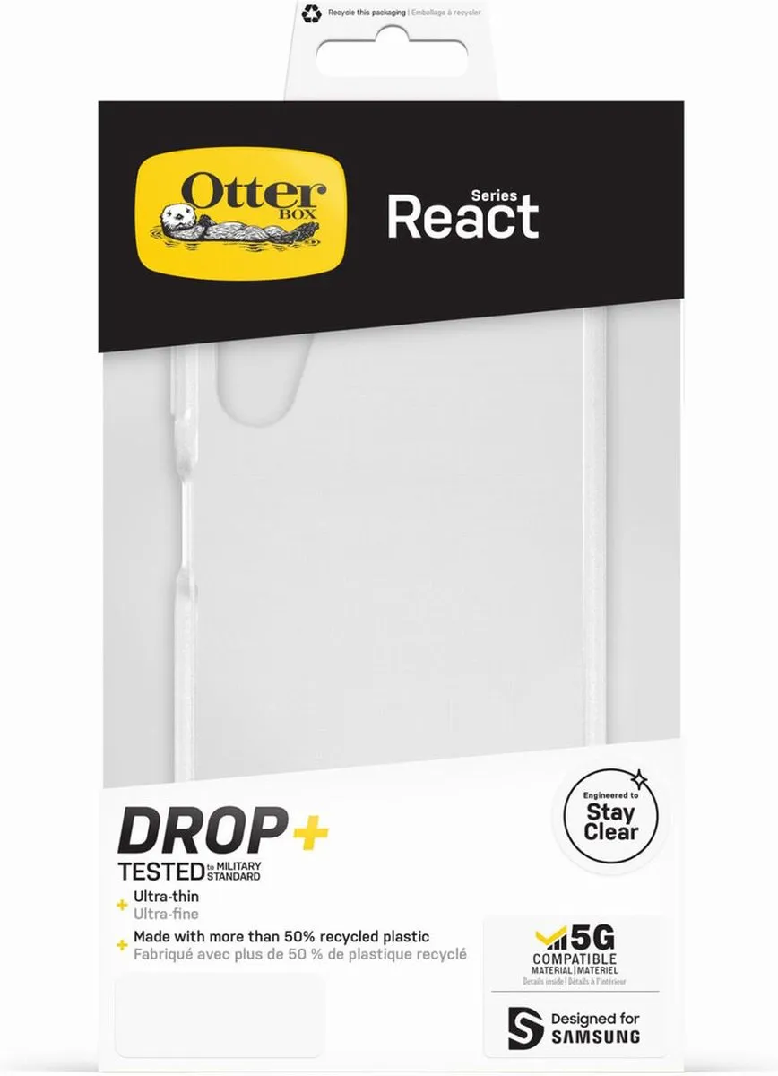 OtterBox React 77-91425 Hoesje - Samsung Galaxy A14 - Transparant - afbeelding 6 van 6