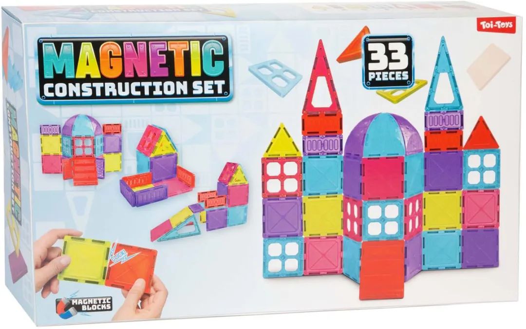 Toi-Toys Bouwset Magneetpanelen 2-delig