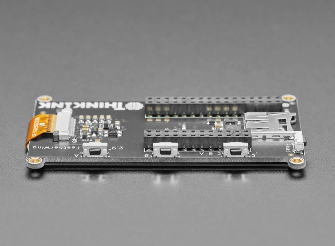 Adafruit 2.9inch Tri-Color eInk FeatherWing - Meerkleurig