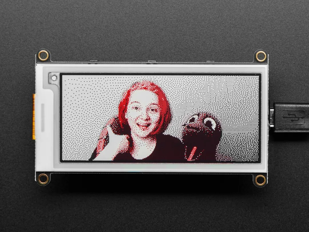 Adafruit 2.9inch Tri-Color eInk FeatherWing - Meerkleurig
