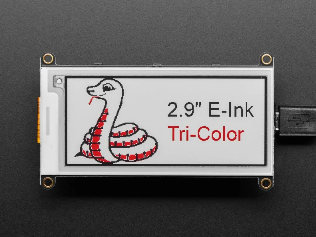 Adafruit 2.9inch Tri-Color eInk FeatherWing - Meerkleurig