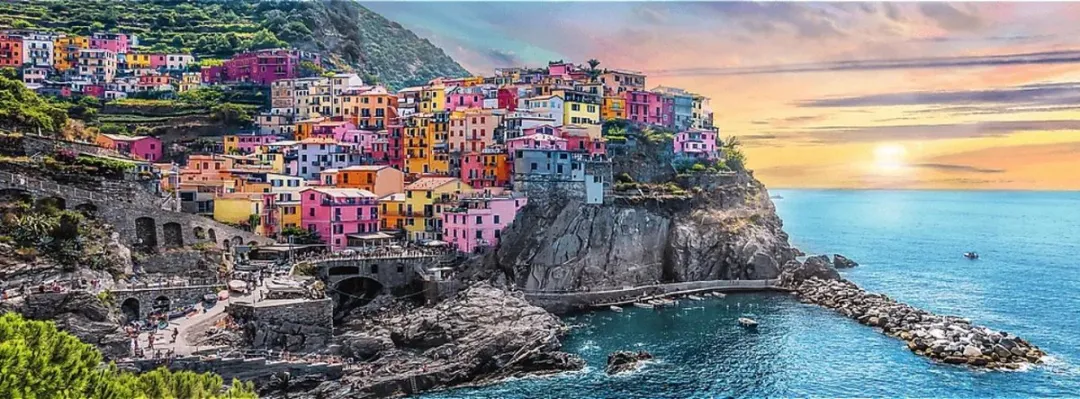 Trefl Vernazza bij Zonsondergang 500P Puzzel