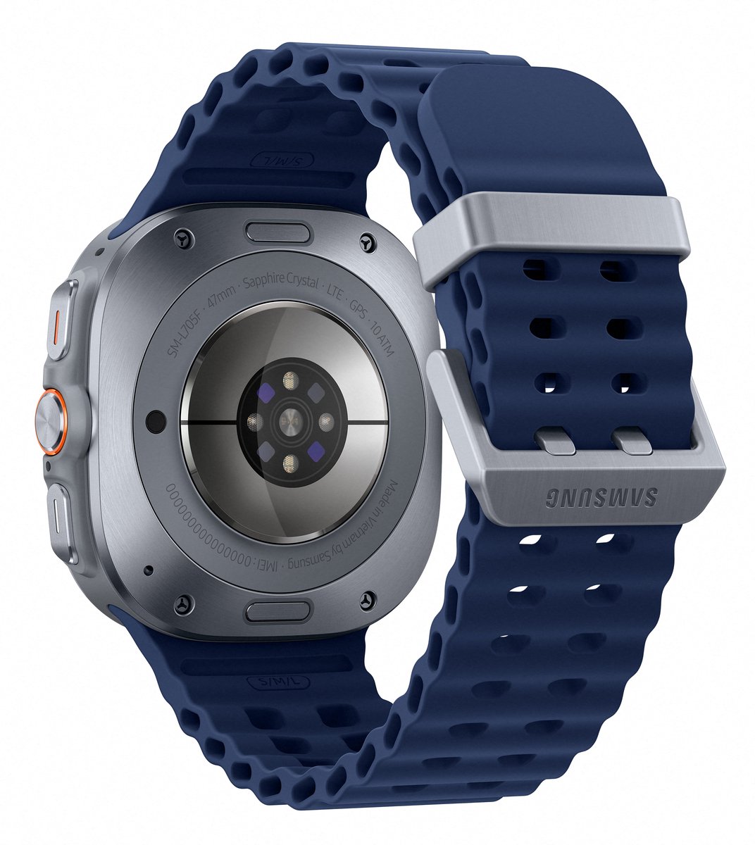 Samsung Galaxy Watch Ultra (2025) - Smartwatch - 47mm - E-simkaart - Titanium Blue + 1 jaar extra garantie