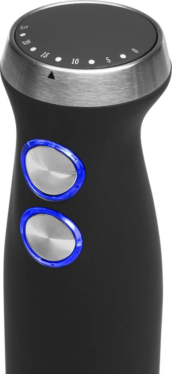 Princess 221221 Staafmixer 1000W - 4-in-1 Set - Zwart