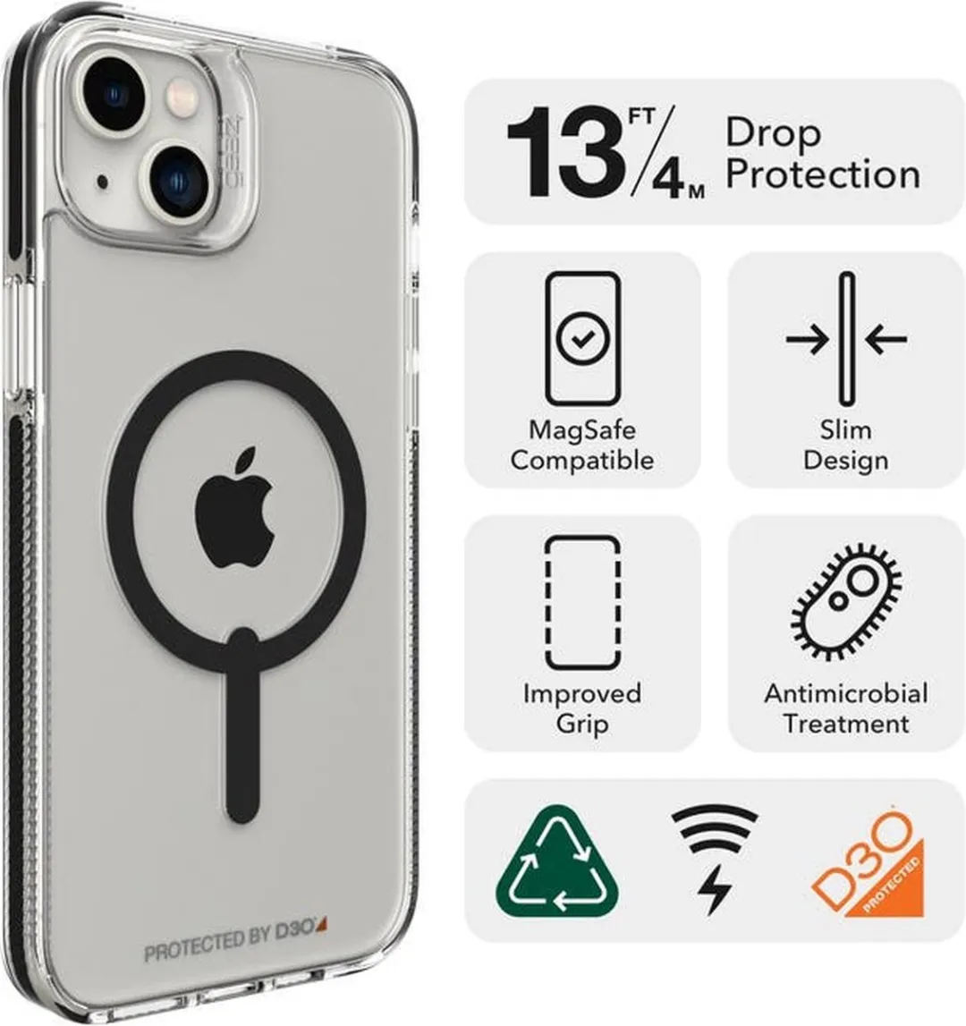 Gear4 Santa Cruz Snap MagSafe Backcase iPhone 14 Plus - Paars