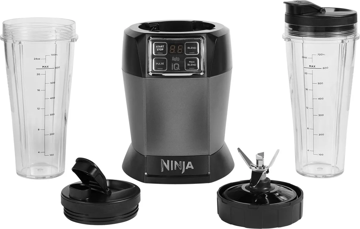 Ninja Foodi BN495EU Blender & Smoothie Maker - 1000W - 2x700ml To-Go Bekers - afbeelding 6 van 6