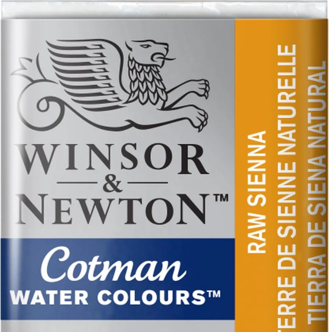 Winsor & Newton Cotman Aquarelverf Half Napje Raw Sienna