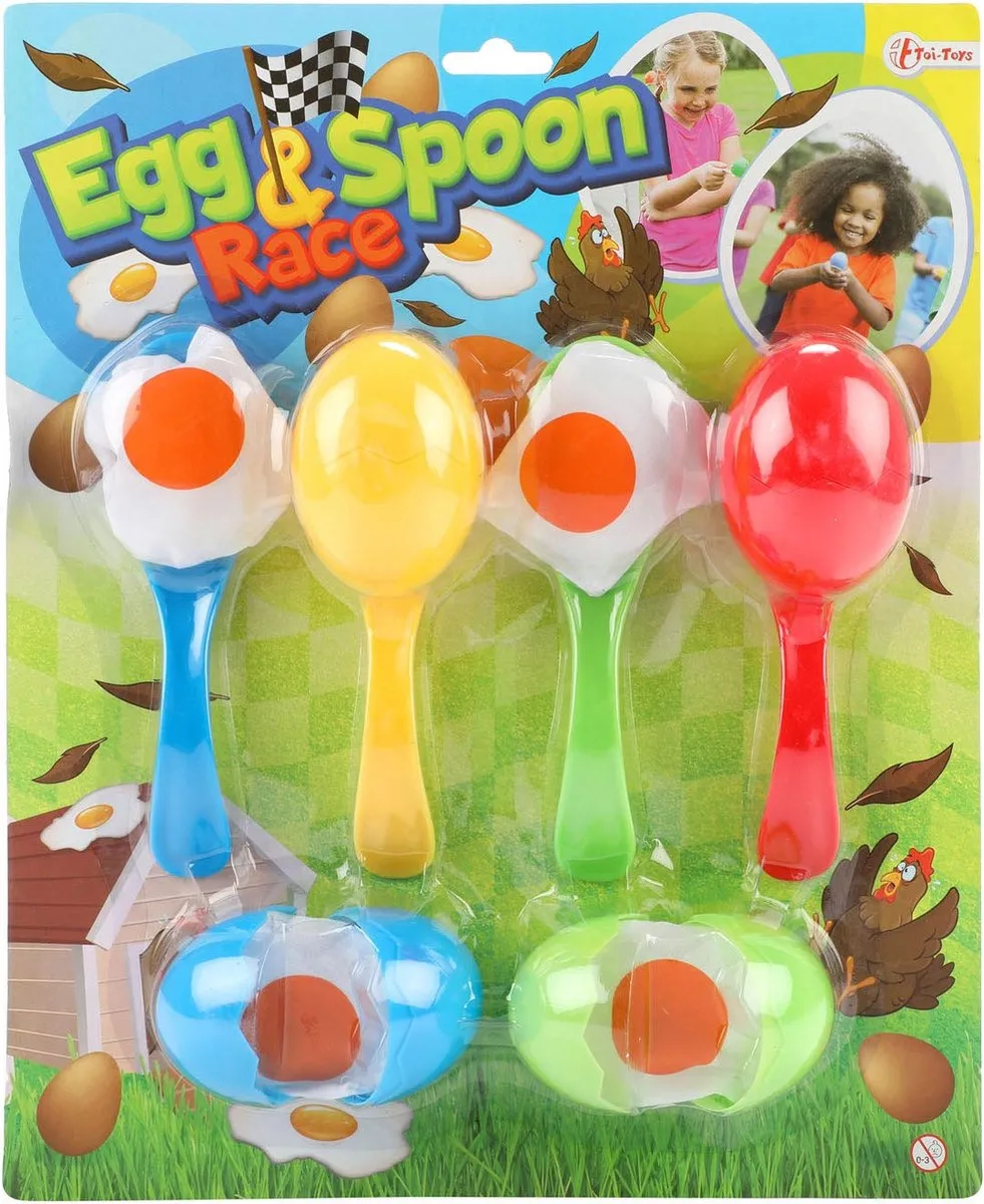 Toi-Toys Estafettespel Eieren 51524A - 2-6 Spelers