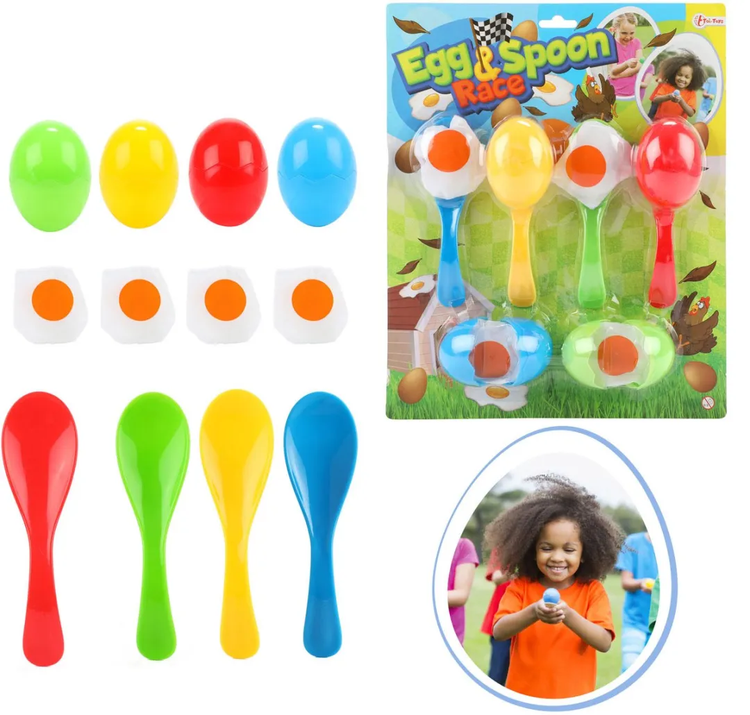 Toi-Toys Estafettespel Eieren 51524A - 2-6 Spelers