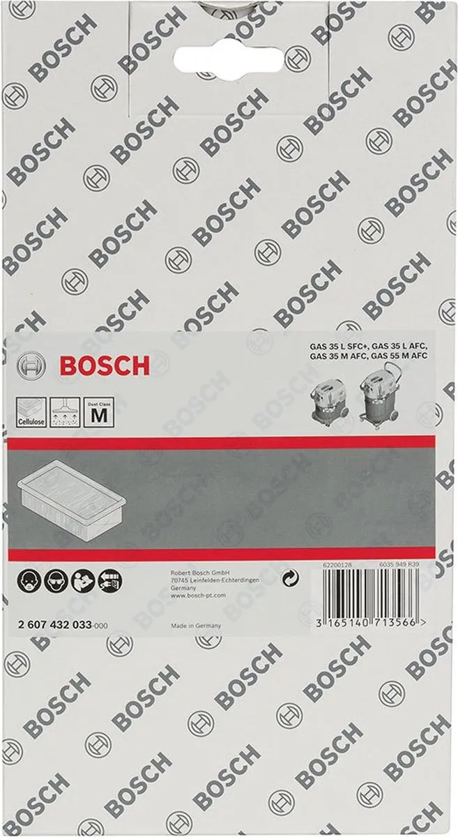Bosch GAS 35-55 Flachfaltenfilter 2607432033