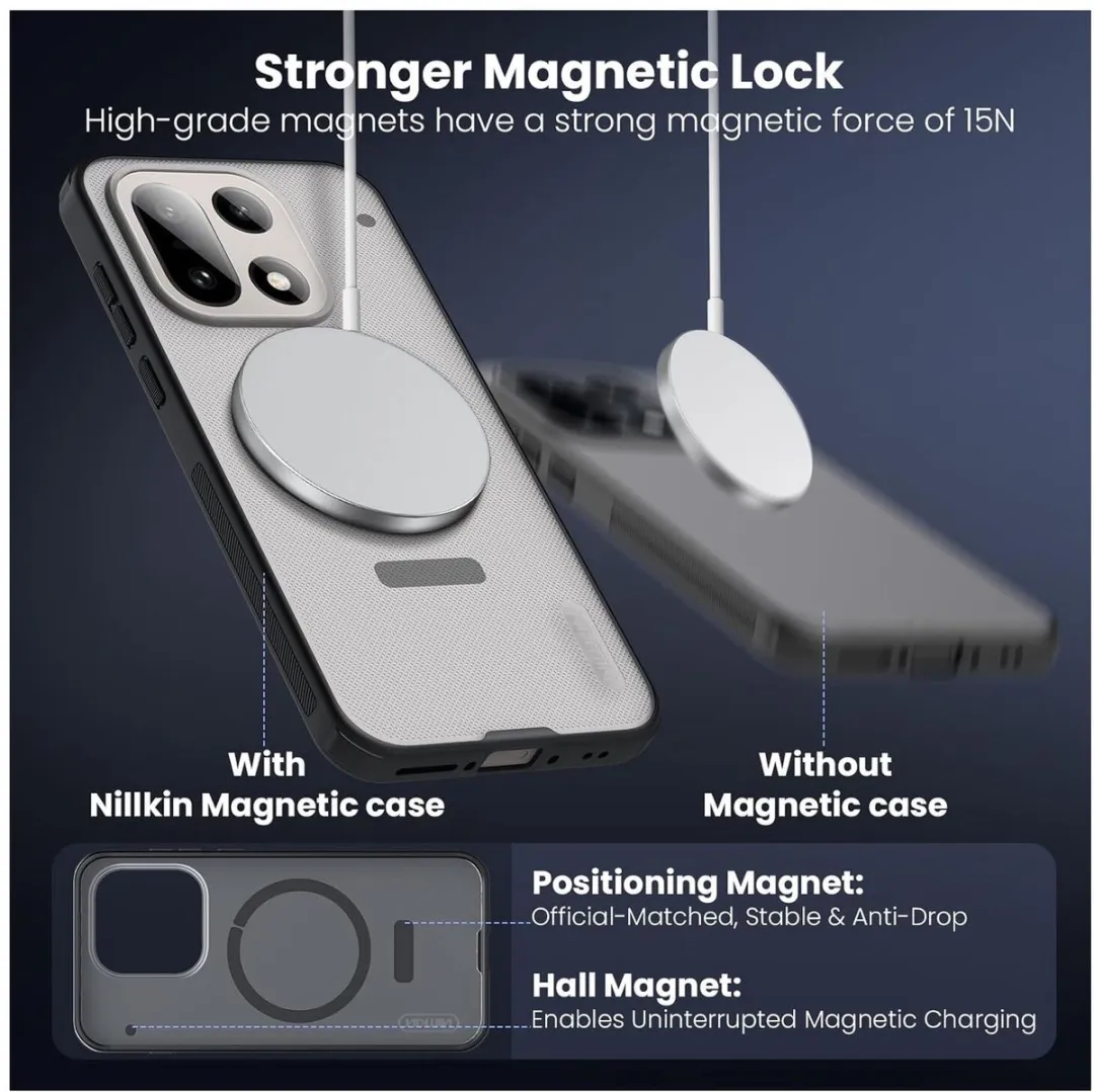 Nillkin Frosted Shield Hoesje OnePlus 15 - Transparant Zwart - afbeelding 6 van 6