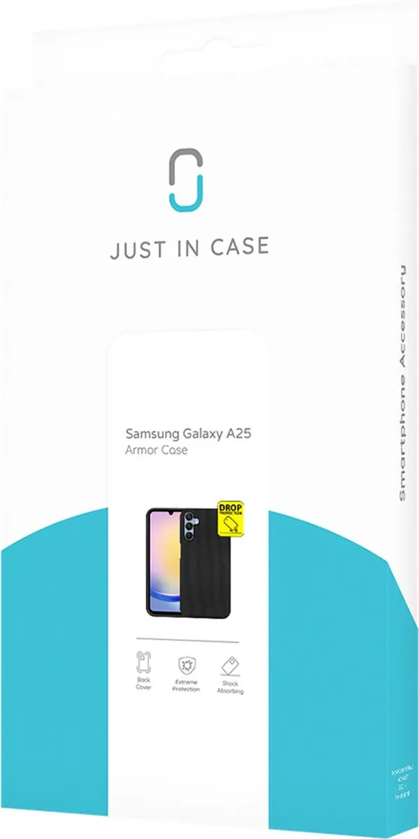 Just in Case Backcase Hoesje Samsung Galaxy A25 - Zwart - 8445841