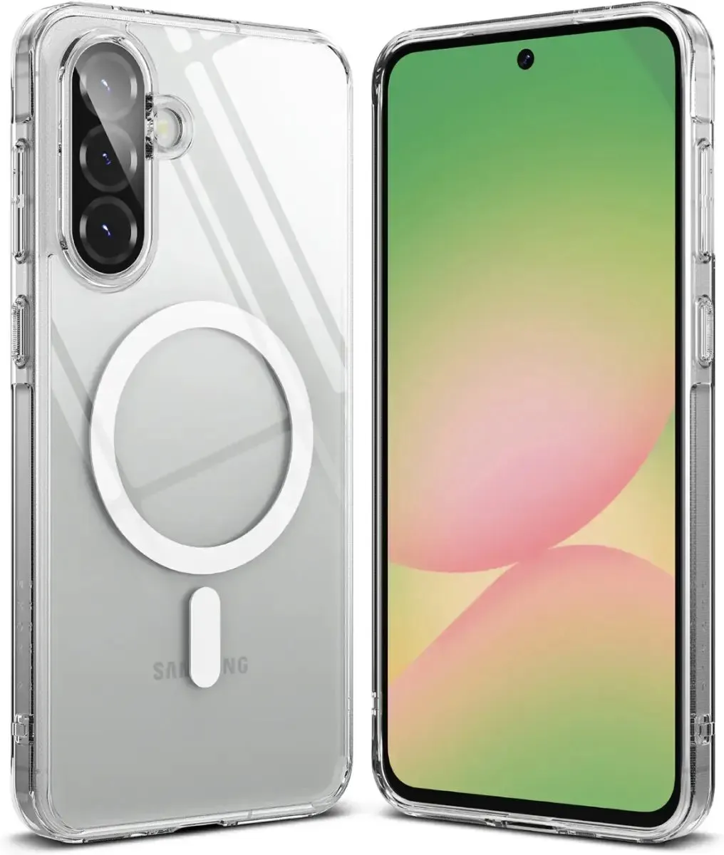 Ringke Fusion Magnetic Hoesje - Samsung Galaxy A56/A36 - MagSafe/Qi2 - Transparant