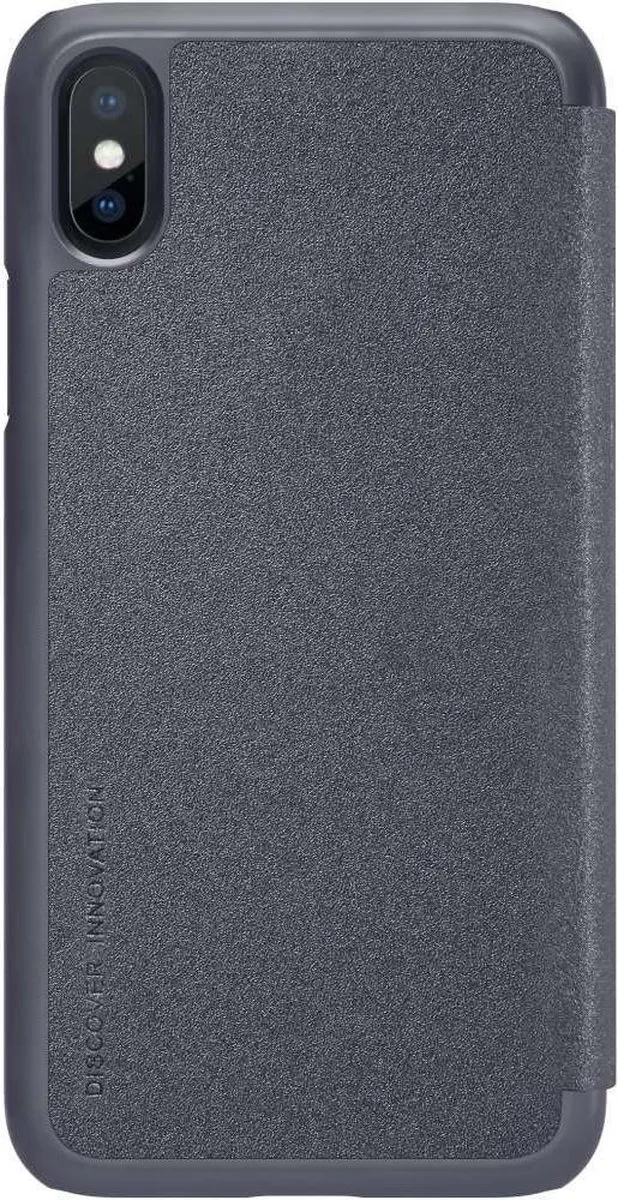 Nillkin Sparkle Series Leather Case iPhone X - Zwart - afbeelding 4 van 6