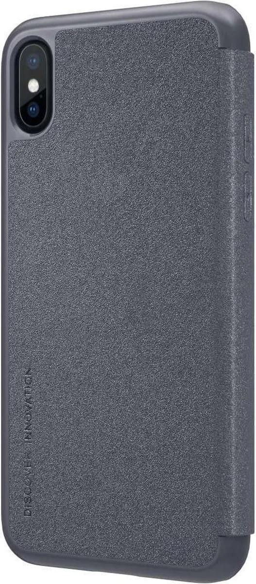 Nillkin Sparkle Series Leather Case iPhone X - Zwart - afbeelding 6 van 6