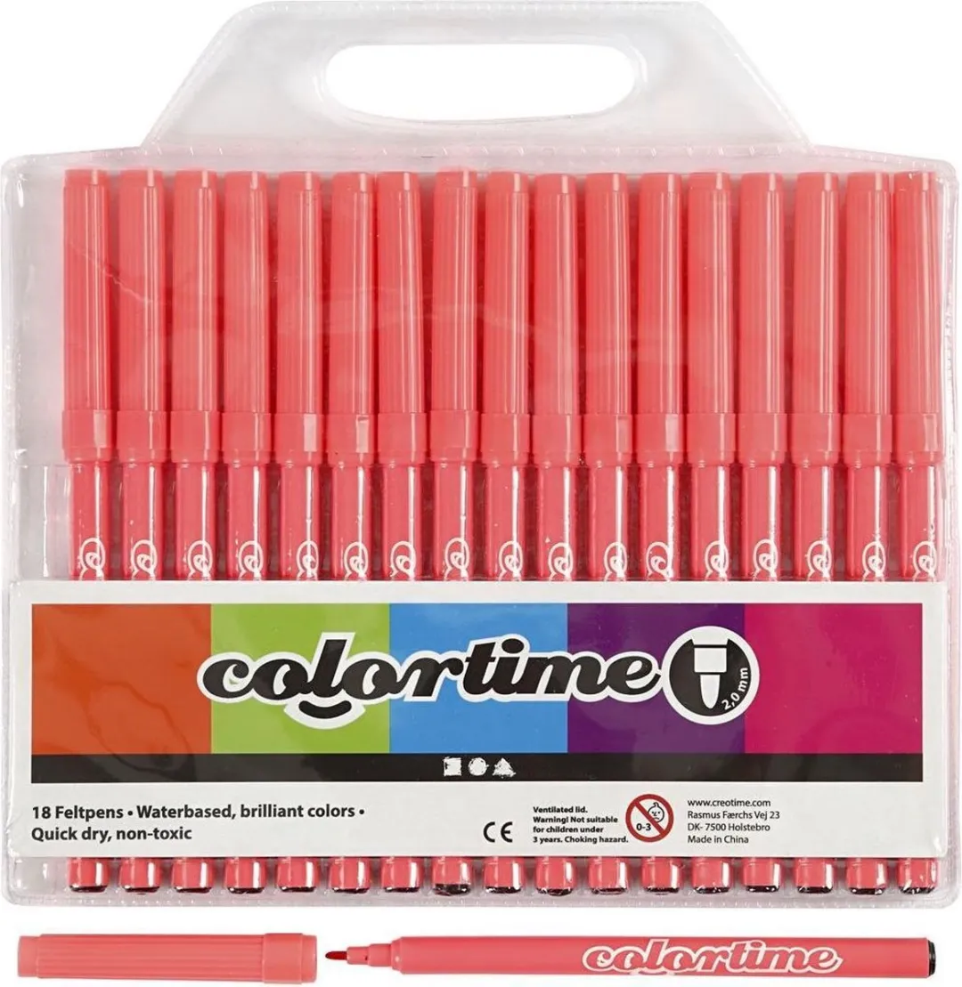 Colortime Roze Stiften 2mm