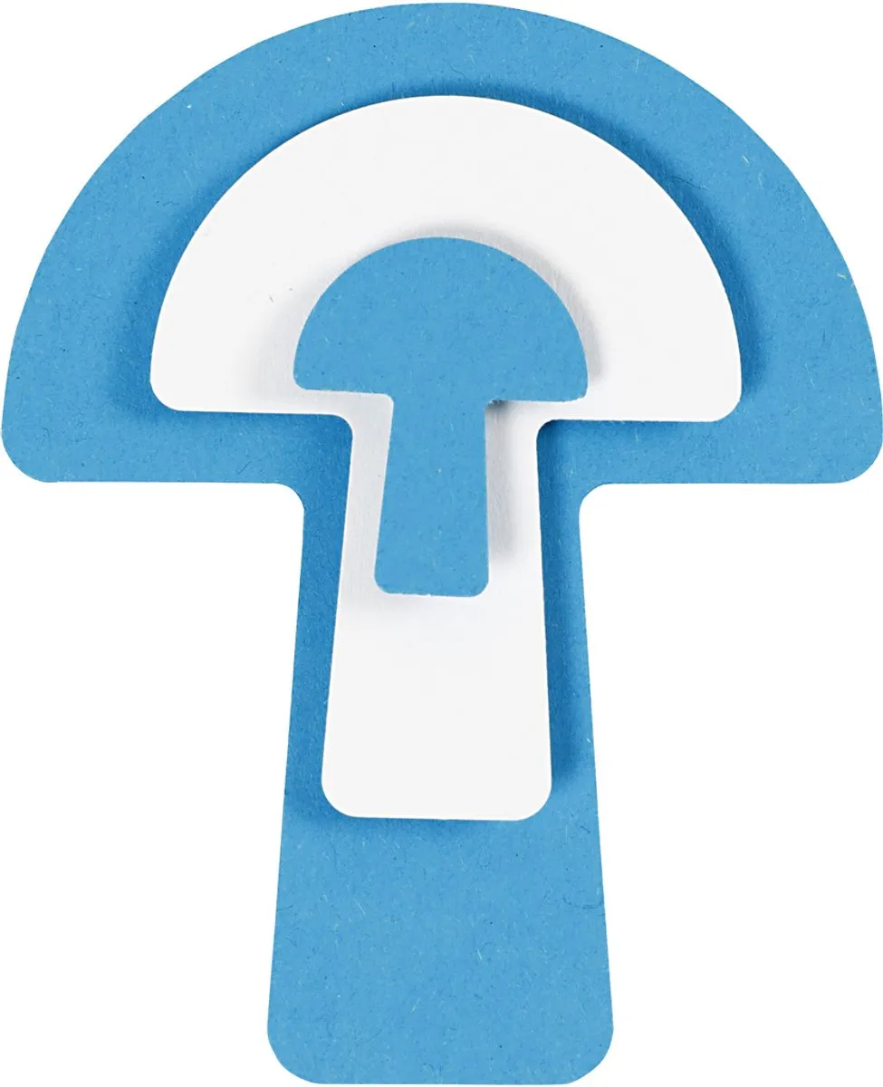 Creativ Company Figuurponsen Set - Champignon - 3 Stuks