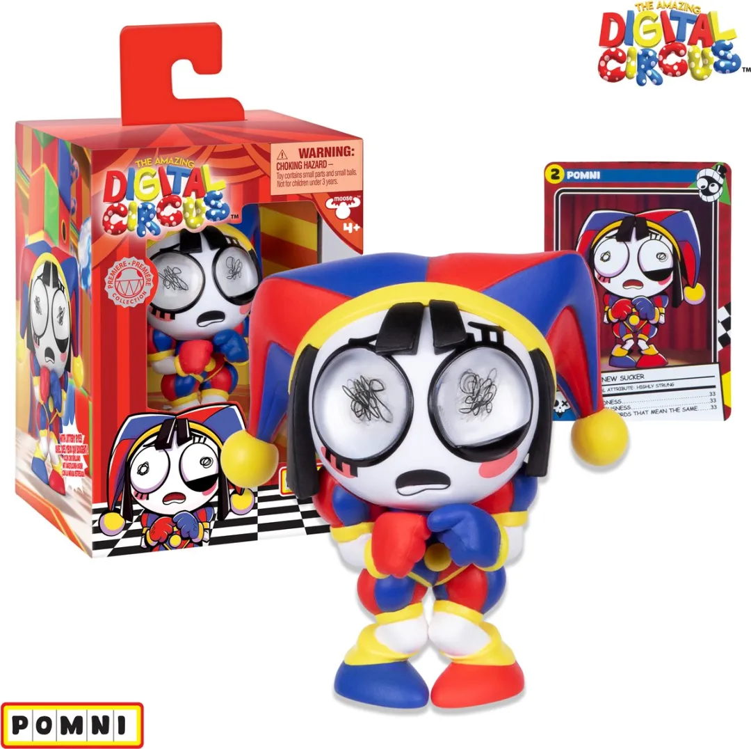Moose Toys The Amazing Digital Circus Pomni Vinyl Figuur - Multikleurig