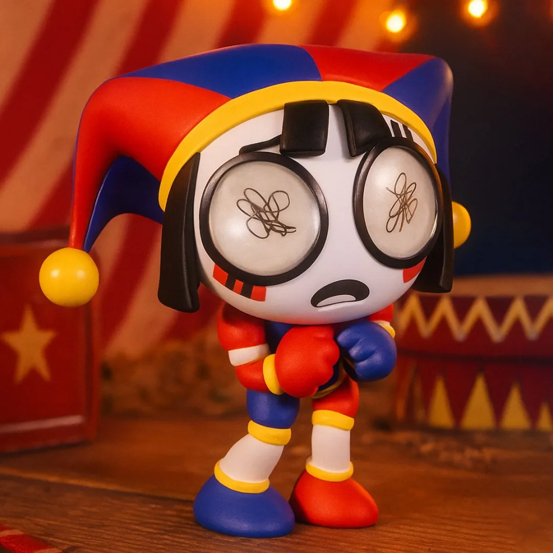 Moose Toys The Amazing Digital Circus Pomni Vinyl Figuur - Multikleurig