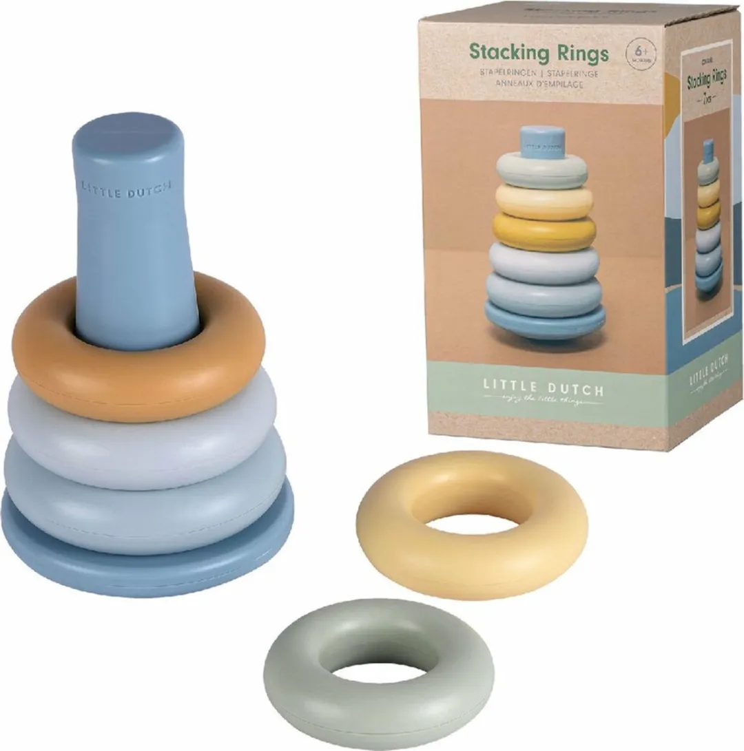 Rubo Toys Little Dutch Stapelringen Blauw - 2007771