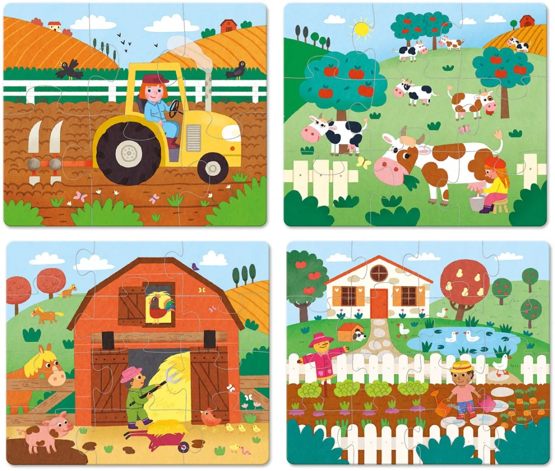 Vilac Boerderij Puzzelset VI2632