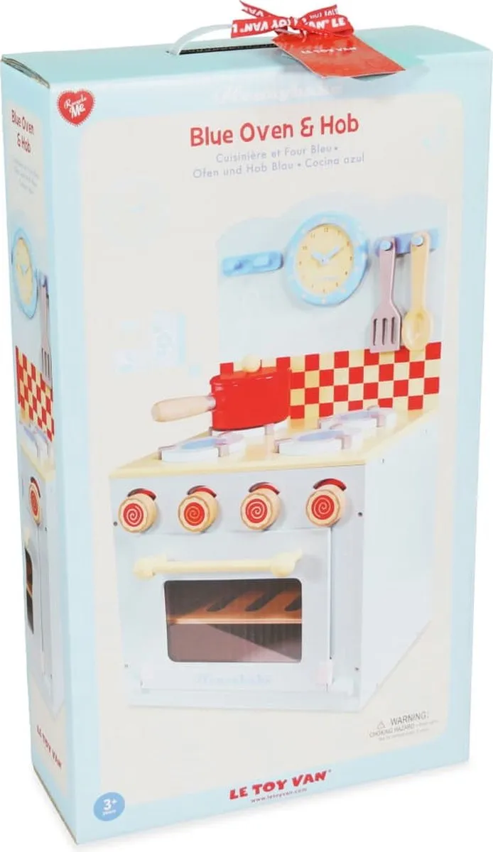 Le Toy Van Oven en Kookplaat Set - Blauw