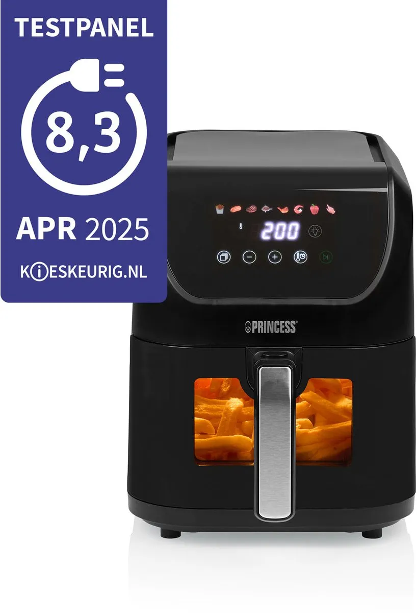 Princess Airfryer XL 182240 Heteluchtfriteuse 1500W - 5.5L - Zwart
