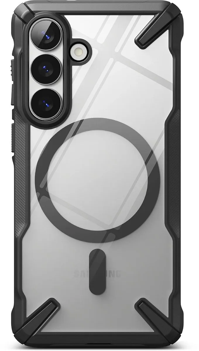 Ringke Fusion X Magnetic Hoesje Zwart - MagSafe/Qi2