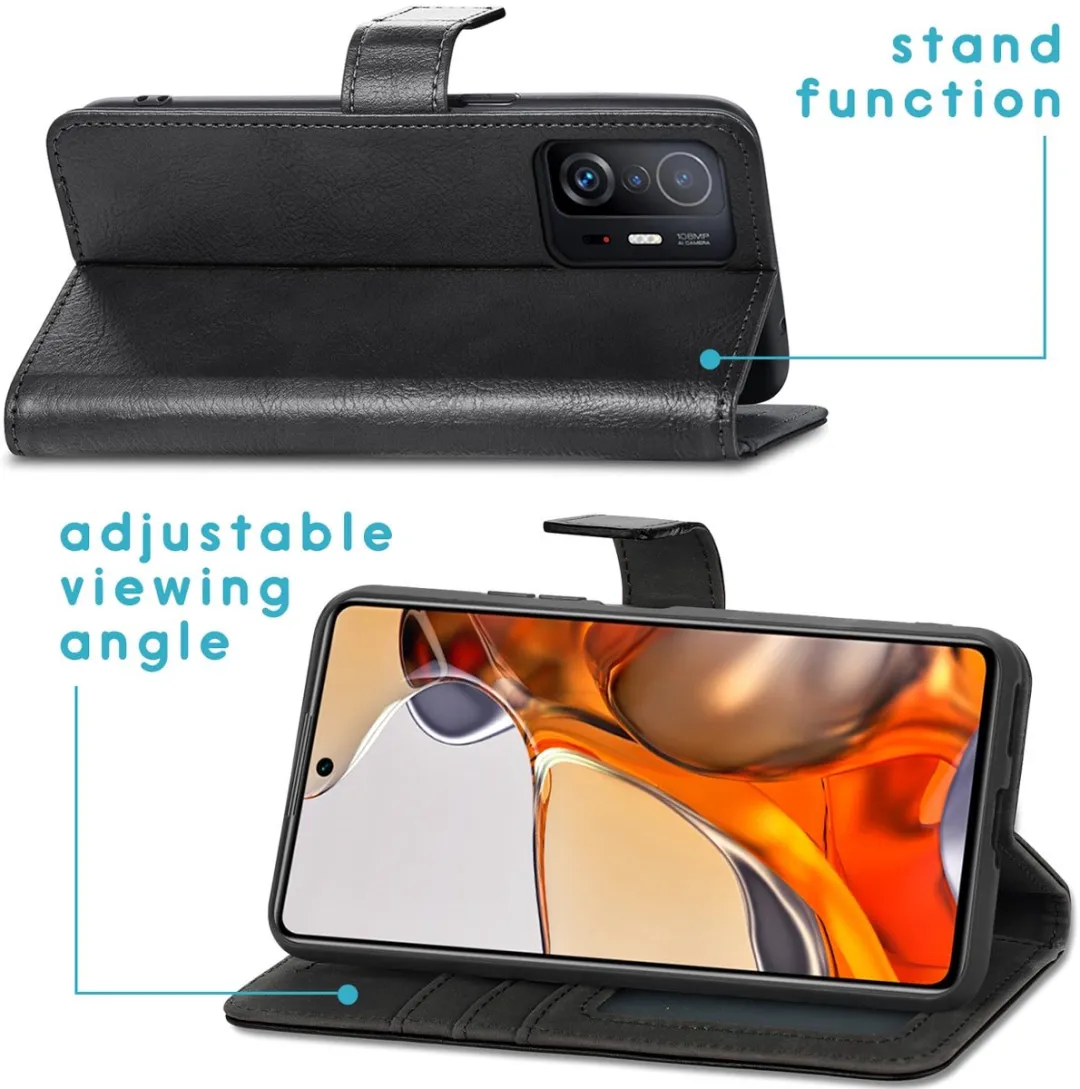 Imoshion Hoesje Xiaomi 11T/11T Pro - 3 Pasjes - Zwart