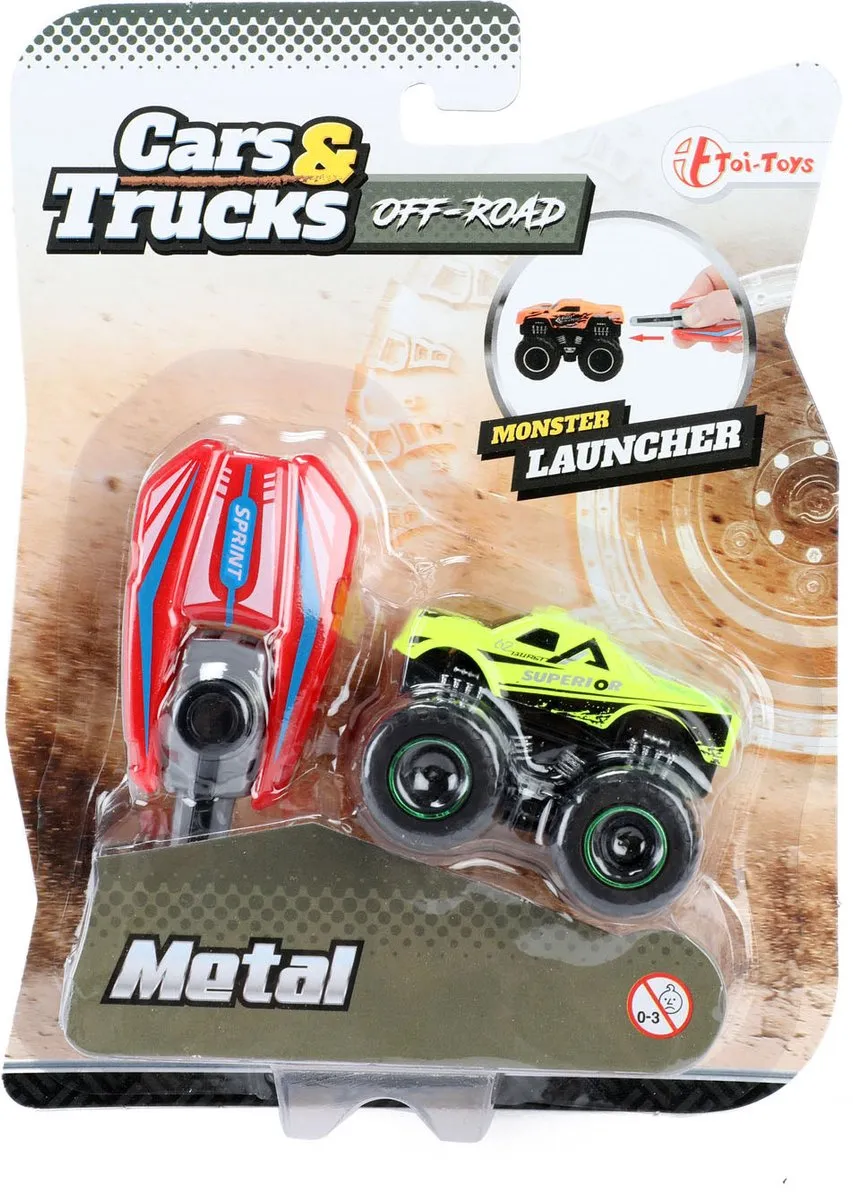 Toi-Toys Cars & Trucks Mini Monster Truck 20657Z - Multicolor