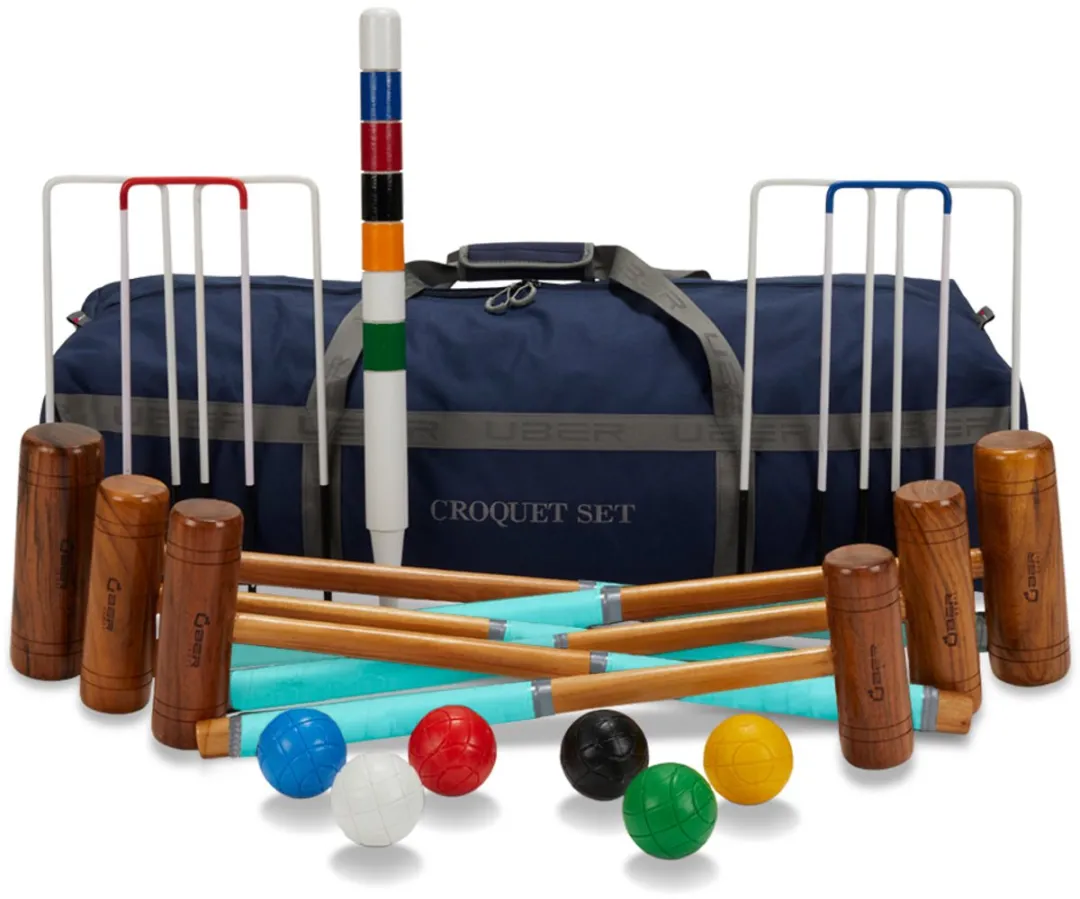 Ubergames Familie Croquet Set 6-Persoons