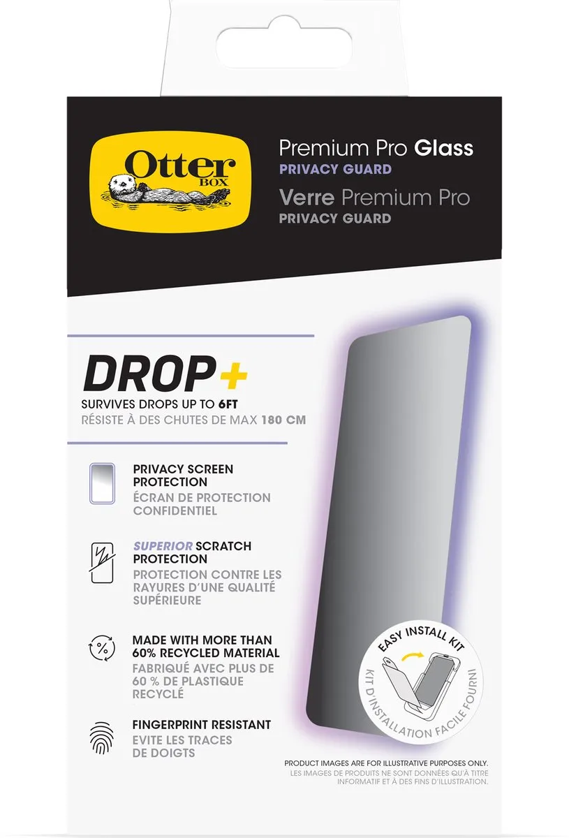 OtterBox Premium Pro Glass iPhone 16 Privacy Screenprotector