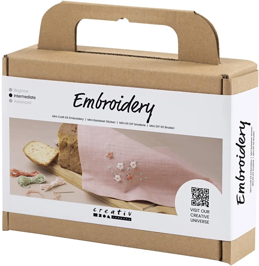 Creativ Company Mini Creative Box Borduren Servetten Multicolor