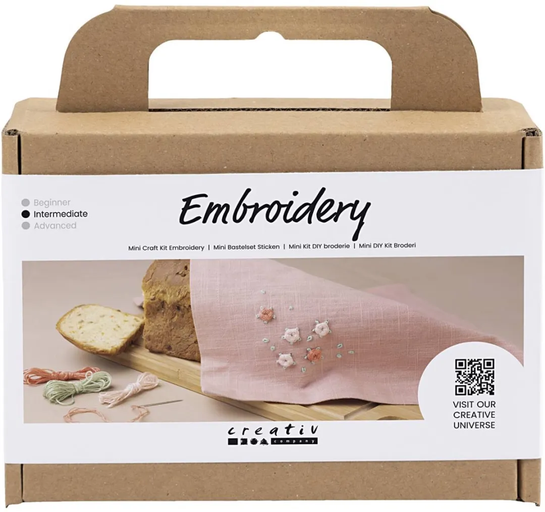 Creativ Company Mini Creative Box Borduren Servetten Multicolor