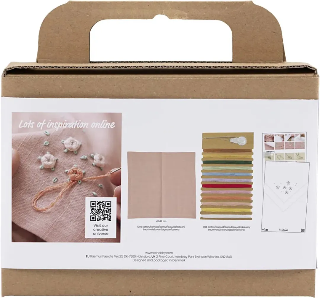 Creativ Company Mini Creative Box Borduren Servetten Multicolor