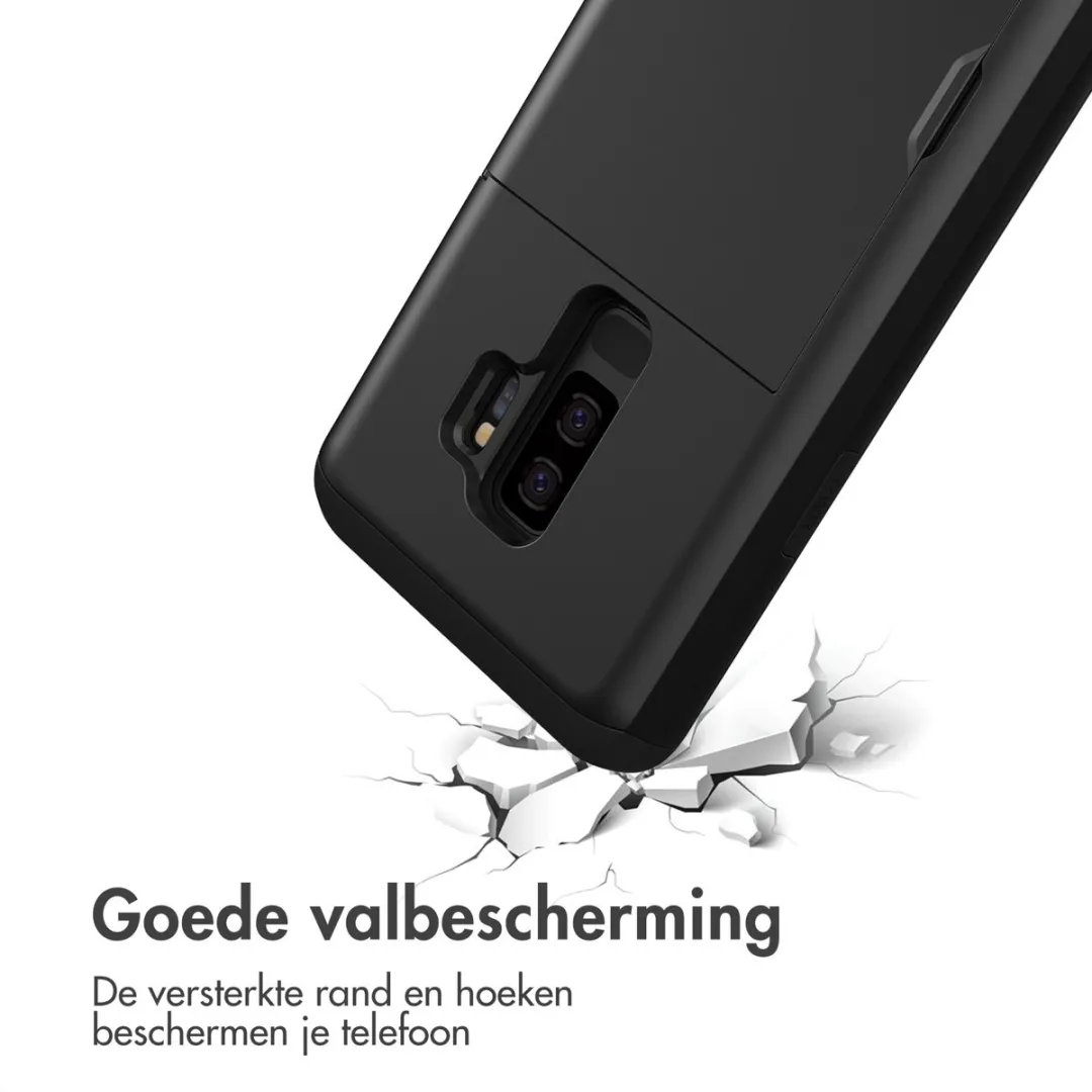 Imoshion Hoesje Samsung Galaxy S9+ - Pasjeshouder - Zwart