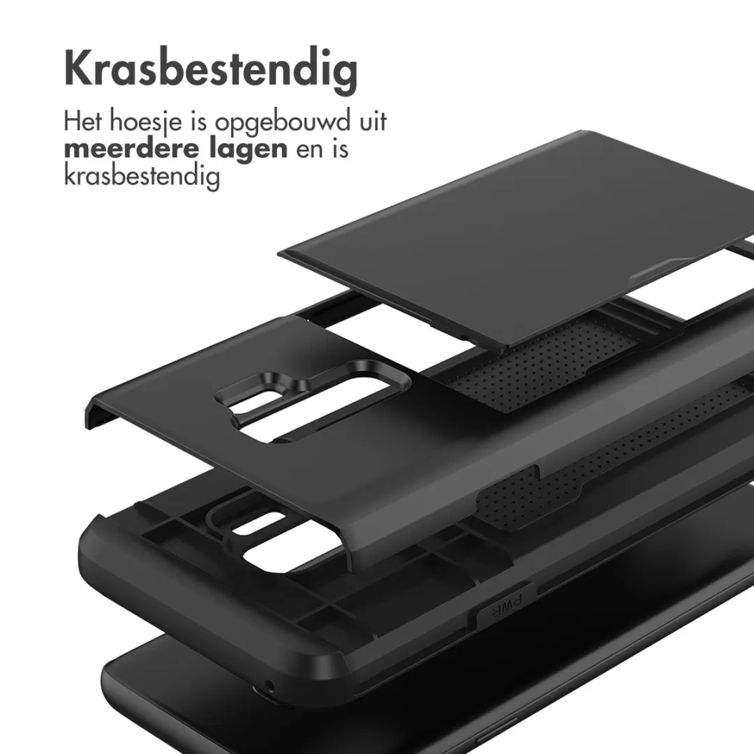Imoshion Hoesje Samsung Galaxy S9+ - Pasjeshouder - Zwart