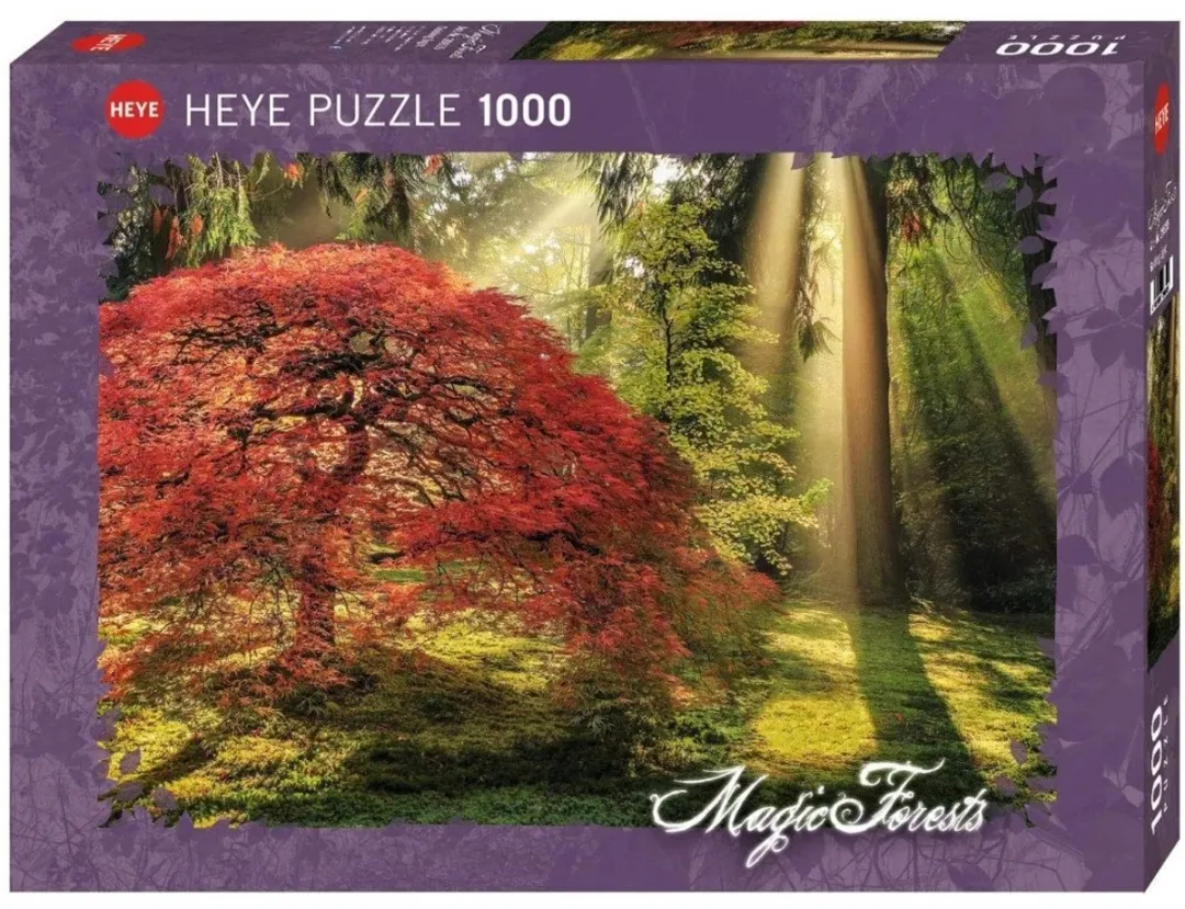 Puzzle 1000 el. Las o zachodzie s?onca