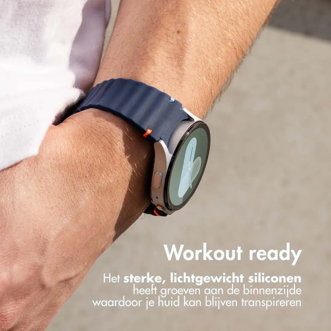 Imoshion Wave Siliconenband 20mm - Donkerblauw