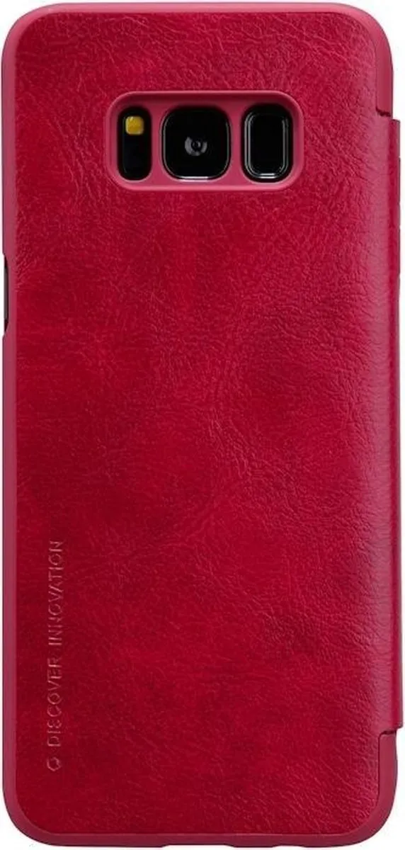 Nillkin Qin Leather Book Case Samsung Galaxy S8+ - Rood - afbeelding 2 van 6