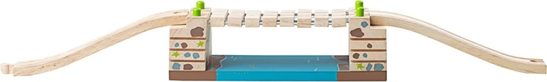 BIGJIGS Houten Rails Ratelbrug BJT220
