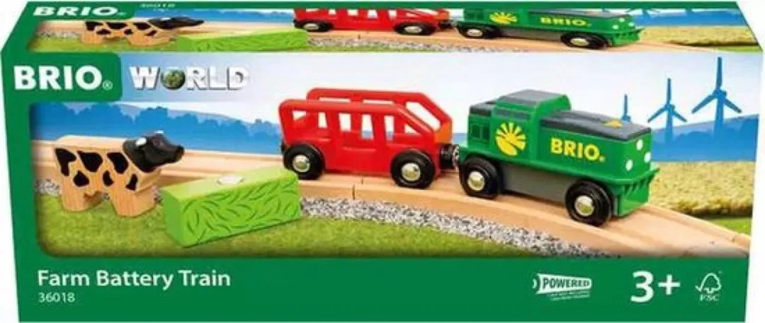 BRIO World Boerderijtrein 36018 - Meerkleurig