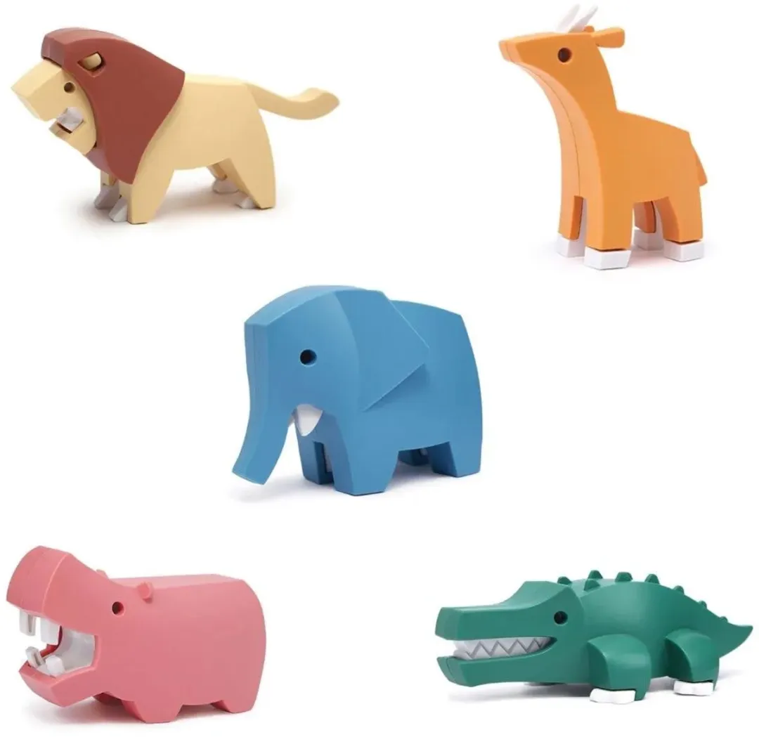 Halftoys Savannah World - Magnetisch kinder speelgoed - Educatief speelgoed - Leerzaam dieren ontdekken - Montessori speelgoed - 3+ jaar