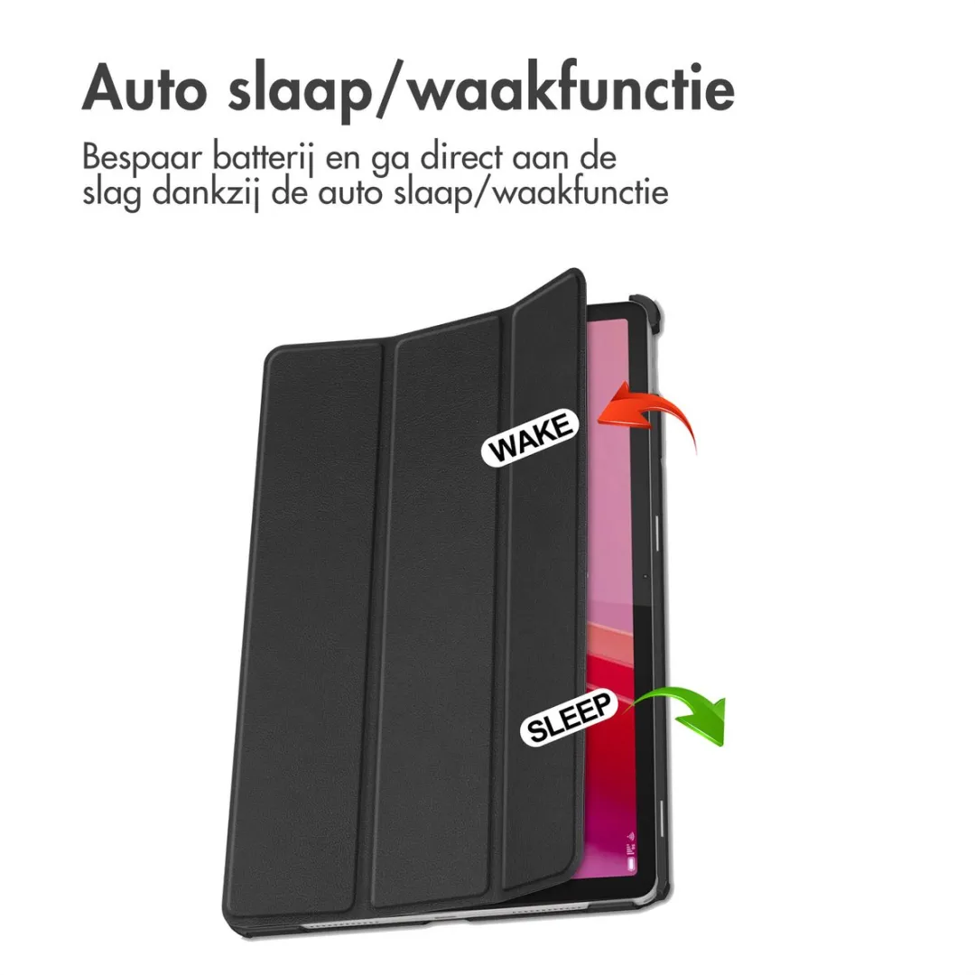 Imoshion SH00072018 Tablethoes - Lenovo Tab M11 - Trifold Bookcase - Zwart