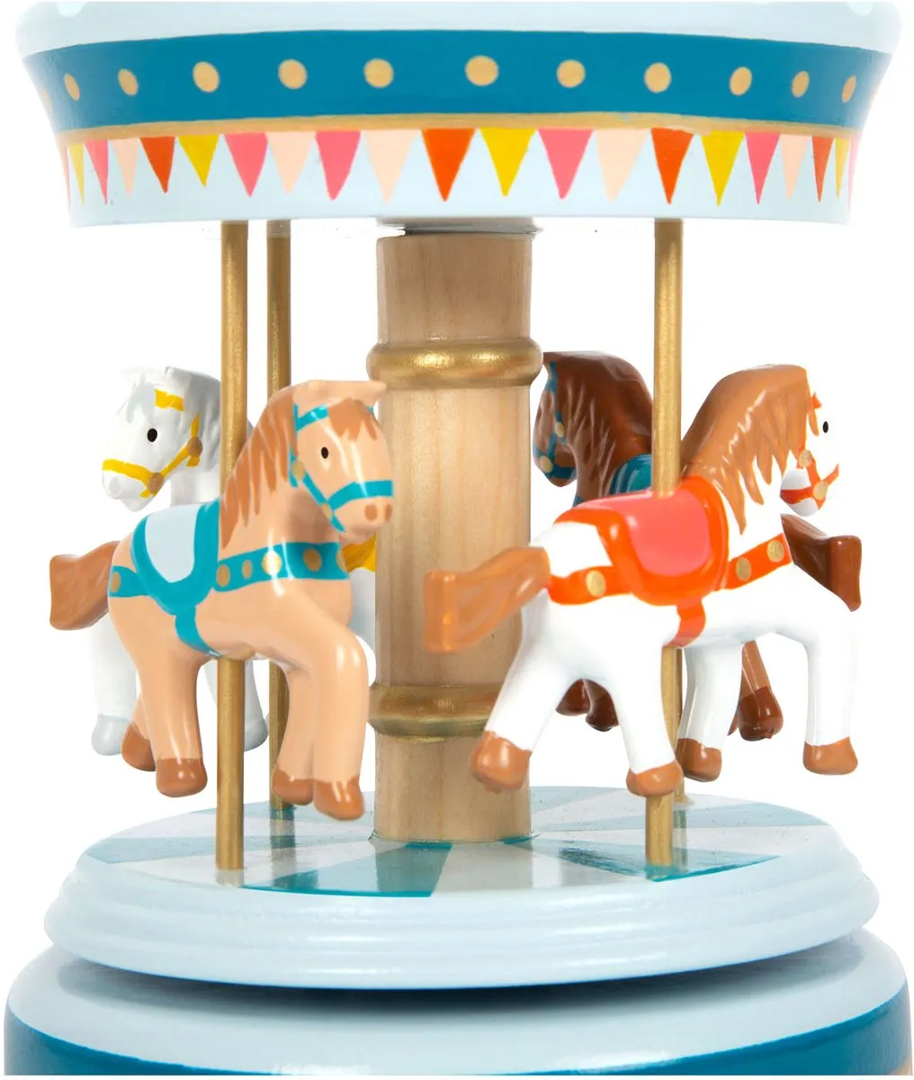 Small Foot Houten Muziekdoos Draaimolen 12321 - Multicolor