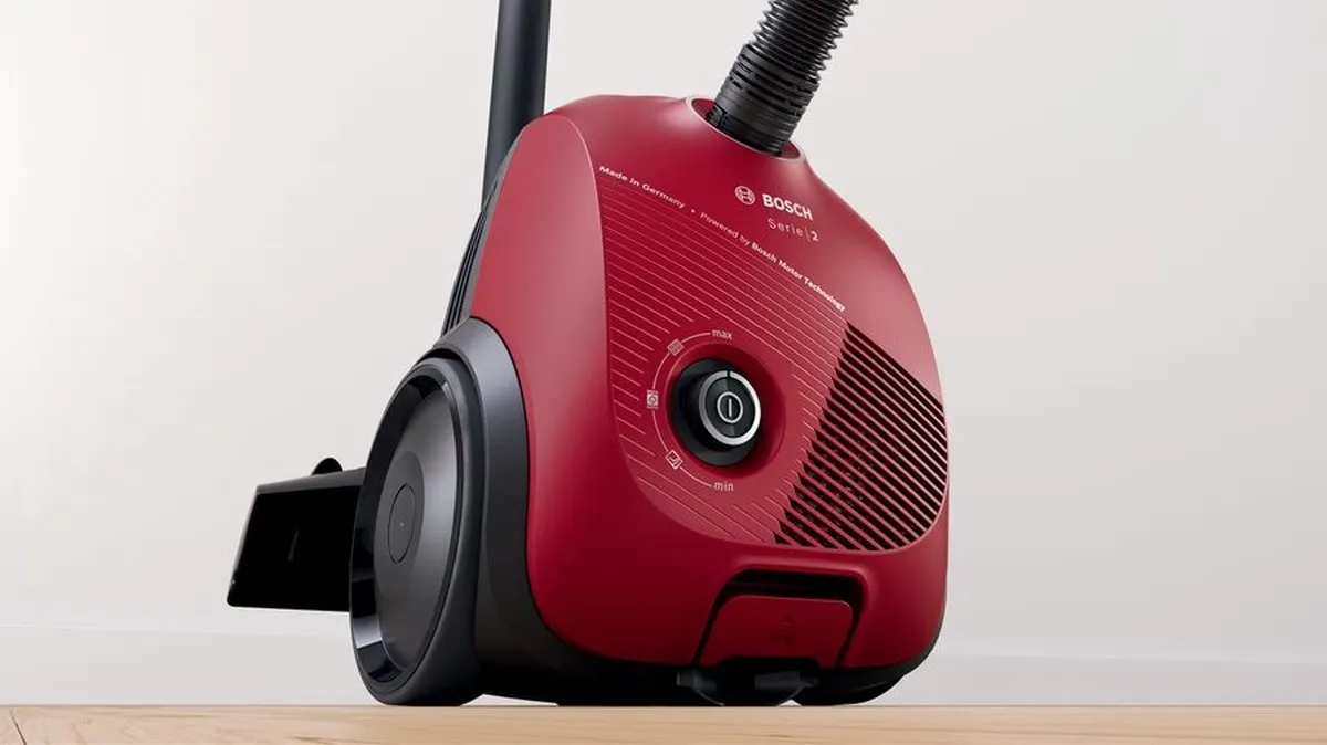 Bosch Serie 2 BGLS2RD1 Cilinderstofzuiger 600W - 3,5L - Zwart/Rood