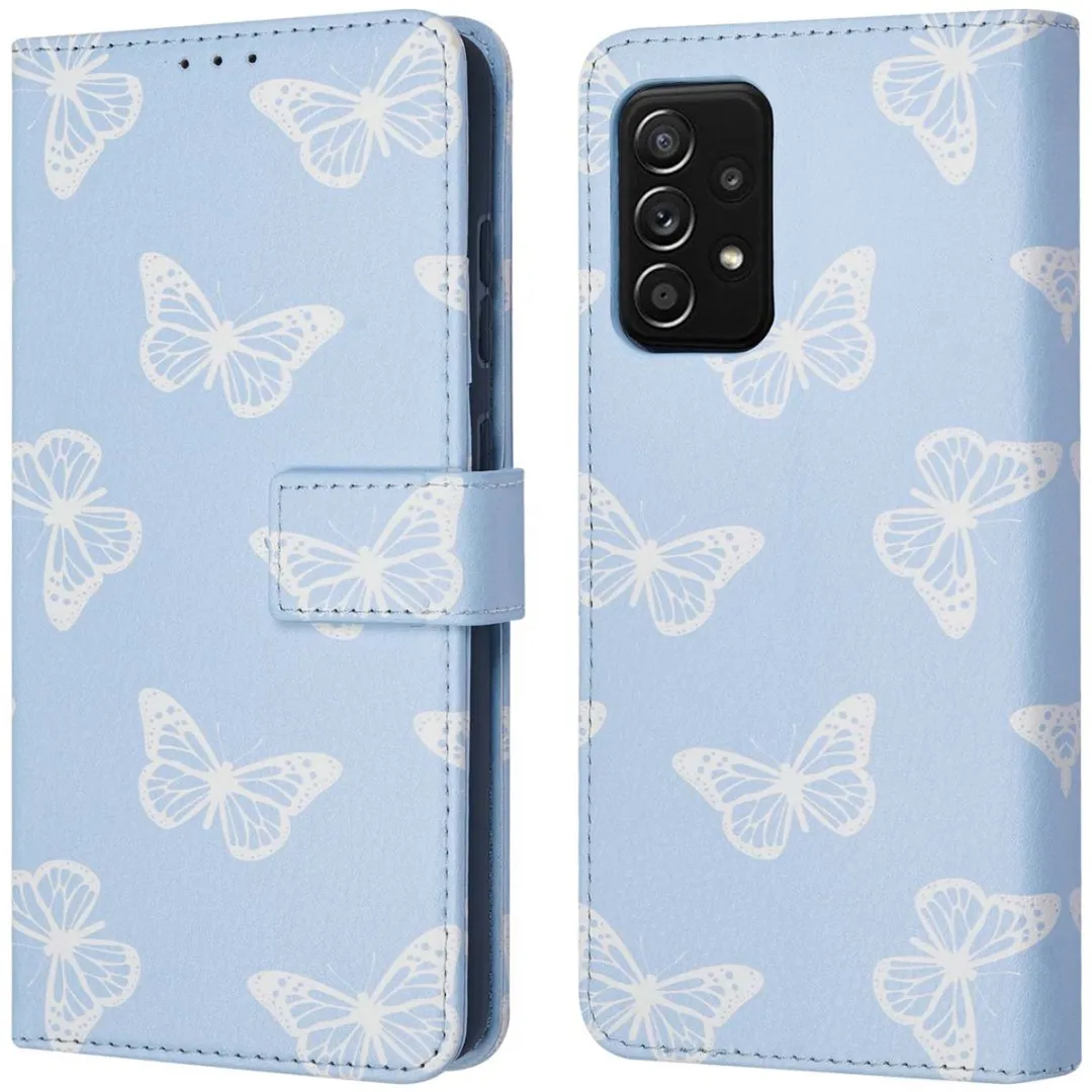 Imoshion Bookcase Hoesje Samsung Galaxy A52 - 3 Pasjes - Butterfly