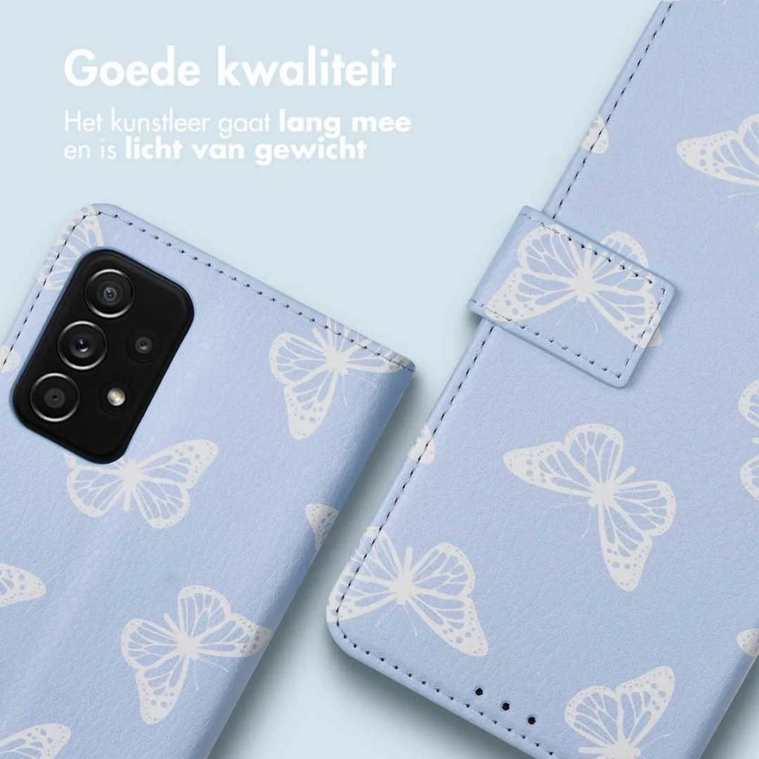 Imoshion Bookcase Hoesje Samsung Galaxy A52 - 3 Pasjes - Butterfly