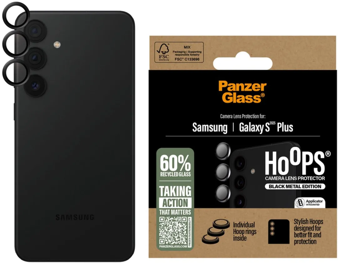 PanzerGlass Hoops Camera Lens Protector Samsung Galaxy S25 Plus - afbeelding 6 van 6
