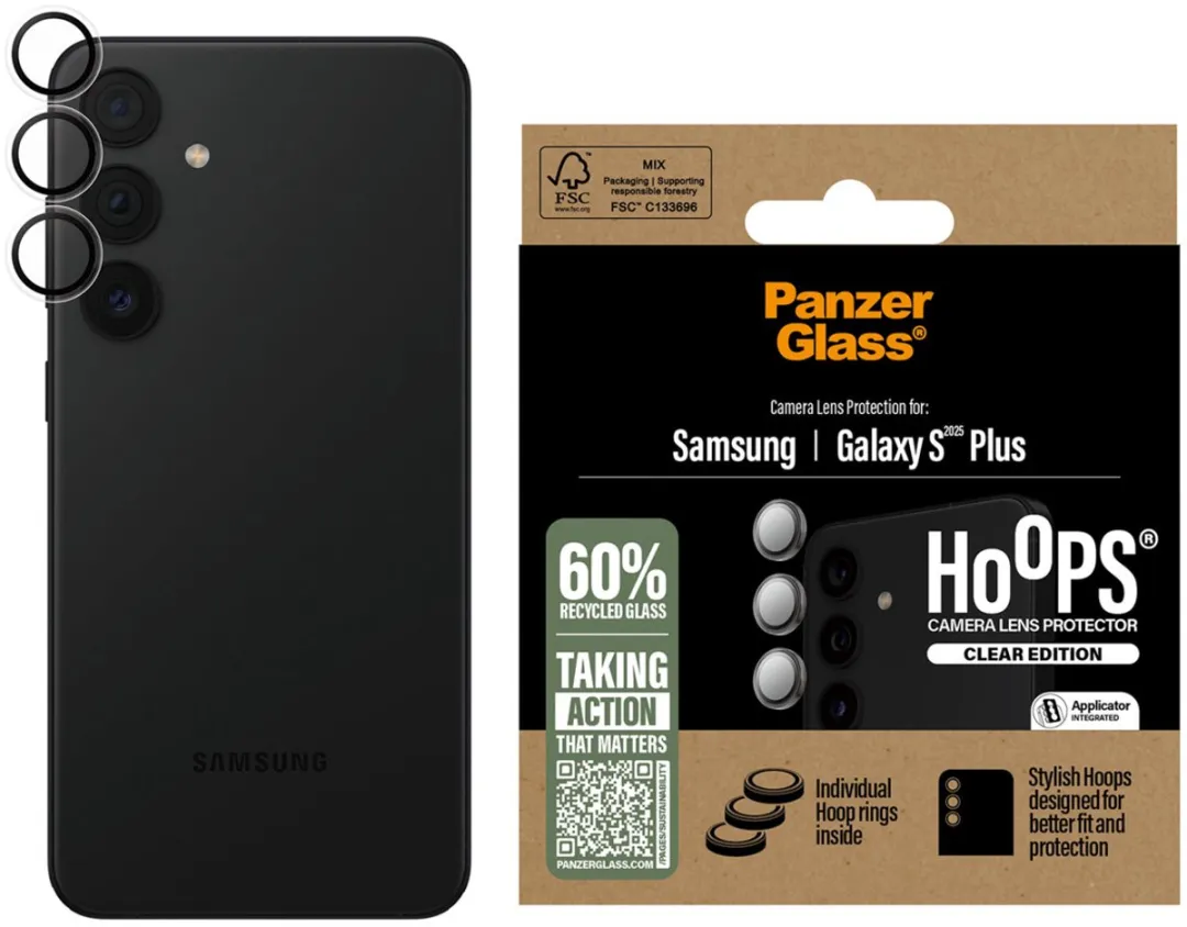 PanzerGlass Hoops Camera Lens Protector Samsung Galaxy S25 Plus
